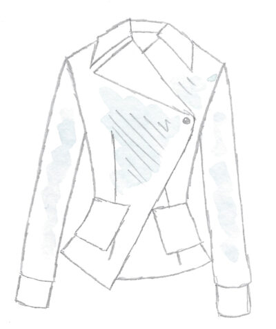 Asymetrische Jacke